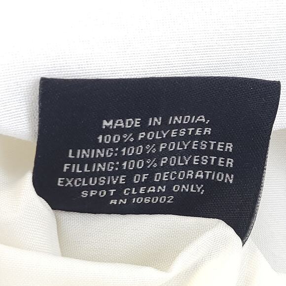 Rachel Zoe Christmas Stocking Stuffer Beaded Pearl Luxury Glam Shabby 19" EUC - Picture 8 of 10